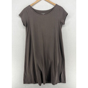 eileen fisher fit and flare dress NWT $198 Eileen Fisher V-Neck Jersey Fit & Flare Dress [ SZ Large ] #302
